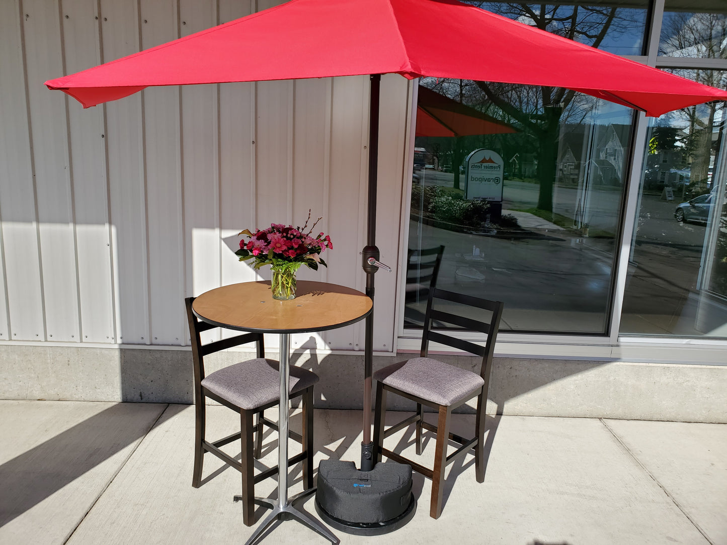Gravipod Half-Round Umbrella Base Weight Bag