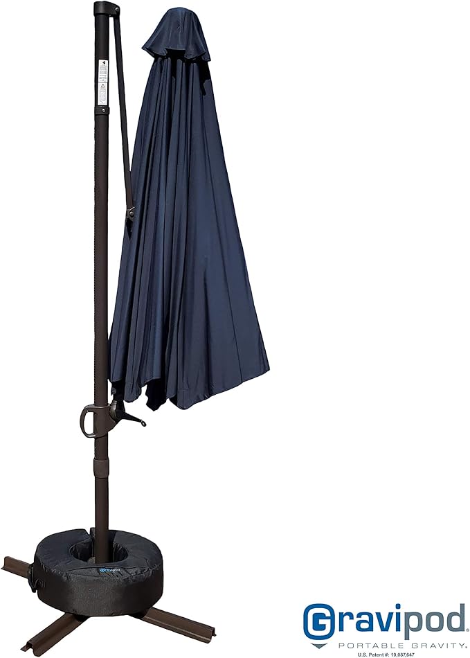 Gravipod MAX 21" Round Umbrella Base Weight - 1 Pack