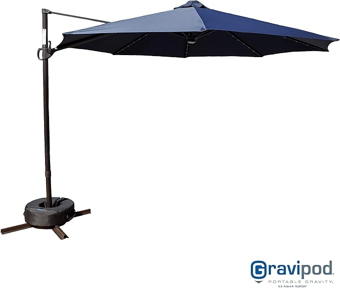 Gravipod MAX 21" Round Umbrella Base Weight - 1 Pack