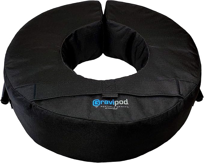 Gravipod MAX 21" Round Umbrella Base Weight - 1 Pack