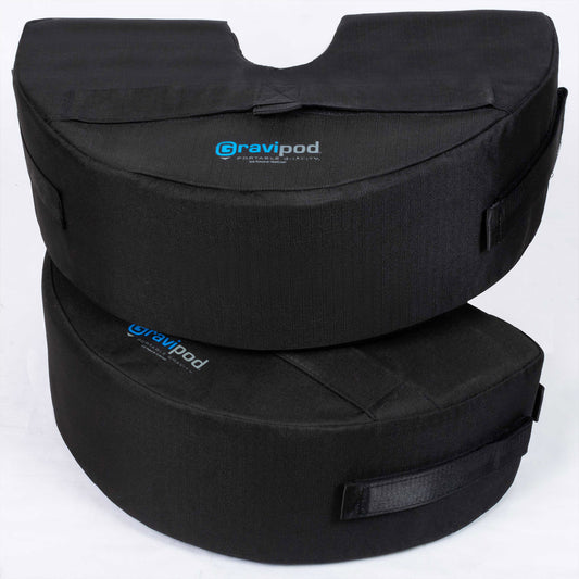 Gravipod DUO 2 Piece Design Detachable Umbrella Weight Base - 1 Pack