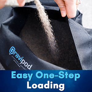 Gravipod DUO Square Detachable Umbrella Base Weight Bags - 1 Pack
