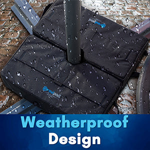 Gravipod DUO Square Detachable Umbrella Base Weight Bags - 1 Pack