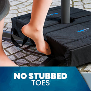 Gravipod 18" Duo Direct Square Umbrella Base Weight - 1 Pack