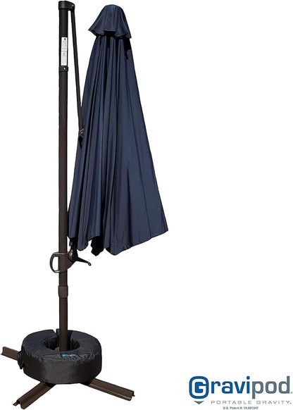 Gravipod MAX 21" Round Umbrella Base Weight - 1 Pack